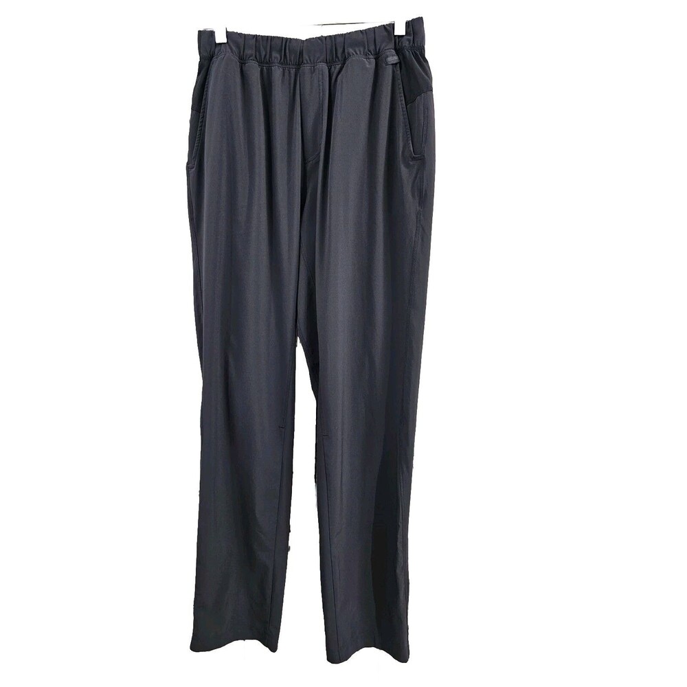 LULULEMON Men's‎ M Straight Leg Lightweight Casual Athletic Lounge Pant Black